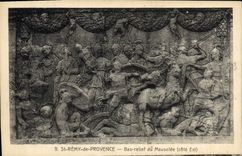 CPA St Remy de Provence Bas relief du Mausolee cote Est 