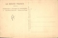 CPA Paysages et Pierres de Provence St Remy B du R Interieur de Ferme