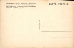 CPA Les Baux Eglise St Vincent 