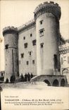 CPA Tarascon Chateau dit du Roi Rene cote ville 
