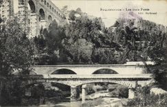 CPA Roquefavour Les trois Ponts 