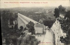 CPA Environs d'Aix en Provence Roquefavour Vue panoramique sur l'Aqueduc 
