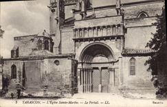 CPA Tarascon L'Eglise Ste Marthe Le Portail 