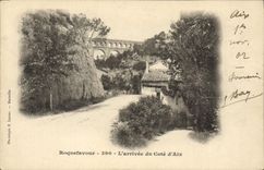 CPA Roquefavour L'Arrivee du Cote d'Aix 