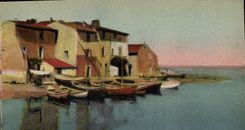 CPA Martigues La Venise Provencale L'ancien Coin des Peintres 