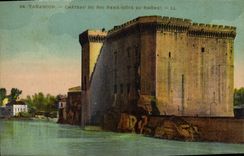 CPA Tarascon Chateau du Roi Rene cote du Rhone 