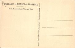 CPA Sur la Route de Saint Remy aux Baux