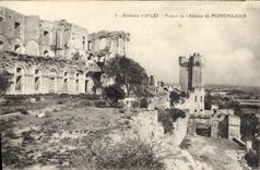 CPA Environs d'Arles Ruines de l'Abbaye de Montmajour