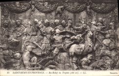 CPA Saint Remy de Provence Bas Relief du Trophee (cote est)