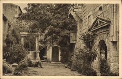 CPA Paysages et Pierres de Provence Saint Remy (B du R) Interieur de Ferme