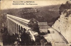 CPA Environs d'Aix en Provence Roquefavour vue Panoramique