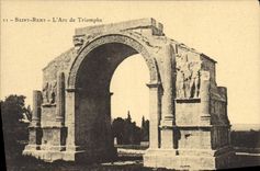 CPA Saint Remy L'Arc de Triomphe