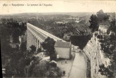 CPA Roquefavour Le Sommet de l'Aqueduc