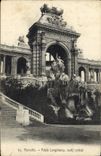 CPA Marseille Palais Longchamp Motif contral