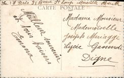 CPA Marseille Place Castellane et la Fontaine Cantini