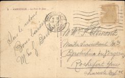 CPA Marseille Le Fort St Jean