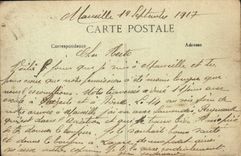 CPA Marseille Place et Port d'Aix