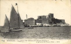 CPA Marseille Le Chateau d'IF Chateau fort bati par Francois Ier et qui servit de Prison d'Etat
