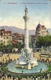 CPA Marseille la Place Castellane et Fontaine Cantini