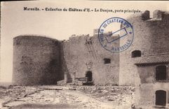 CPA Marseille Collection du Chateau d'If Le donjon porte principale