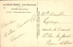 CPA Cote d'Emeraude Dinard I et V La Cale L'Embarcadere des Vedettes