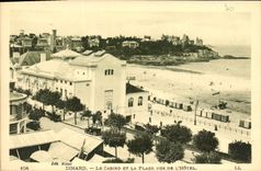CPA Dinard Le Casino et la Plage vus de L'Hotel 