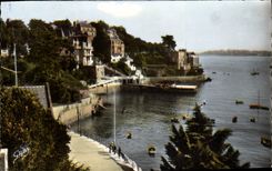 CPA Dinard I et V La Promenade au Clair de Lune 
