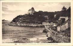 CPA Dinard La Promenade des Allies et la Pointe du Moulinet 