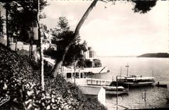 CPA Cote d'Emeraude Dinard Debarcadere des Vedettes Vertes 