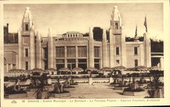 CPA Dinard Casino Municipal Le Baineaum La Terrasse Fleurie Maurice Fournier 