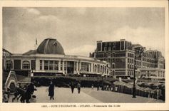 CPA Cote d'Emeraude Dinard Promenade des Allies 