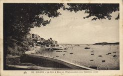 CPA Dinard La Bric a Brac et l'Embarcadere des Vedettes vertes 