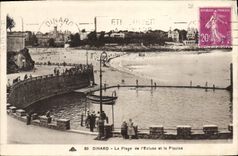 CPA Dinard La Plage de l'Ecluse de a Piscine 