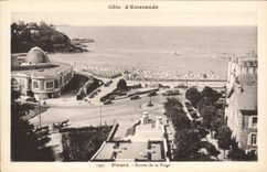 CPA Cote d'Emeraude Dinard Entree de La Plage 
