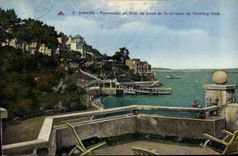 CPA Dinard Promenade du Claire de la terrasse du Yachting Club 