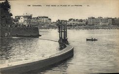 CPA Dinard Vue vers la Plage et la Piscine 