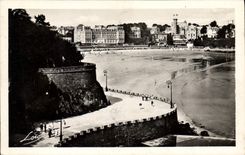 CPA Cote d'Emeraude Dinard La Plage de l'Ecluse 