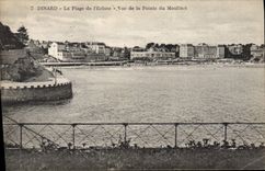 CPA Dinard La Plage de l'Ecluise Vue de la Pointe du Moulinet 