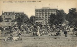 CPA Dinard La Plage et le Gallic Hotel 