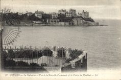CPA Dinard La Malouine Vue de la Nouvelle Promenade et la Pointe du Moulinet 