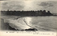 CPA Dinard Effet de Lune a la Pointe de la Malouine 