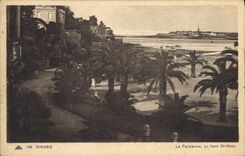 CPA Dinard La Palmerale au fond St Malo 