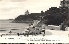 CPA Dinard La Promenade des Allies et la Pointe du Moulinet 
