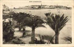 CPA Cote d'Emeraude Dinard La Palmerale dans le lointain Saint Malo 