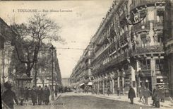 CPA Toulouse Rue Alsace Lorraine 