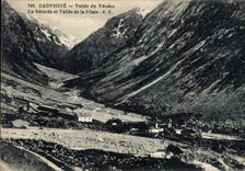 CPA Dauphine Vallee du Veneon la Berarde et vallee de la Pilate 