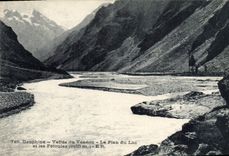 CPA Dauphine vallee du Veneon le plan du lac et les Fetoules 