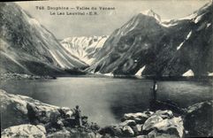 CPA Dauphine vallee du Veneon le lac Lauvitel 