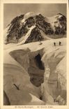 CPA En Haute Montagne un glacier Alpin 
