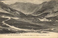 CPA Col de la Cayolle la route des Alpes et la Vallee du Bachelard 